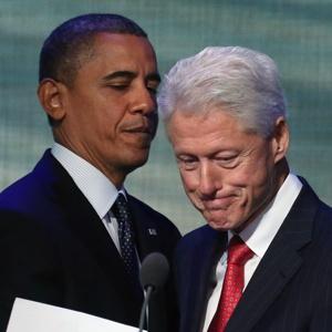 Obama and Bill Clinton Obama and Bill Clinton